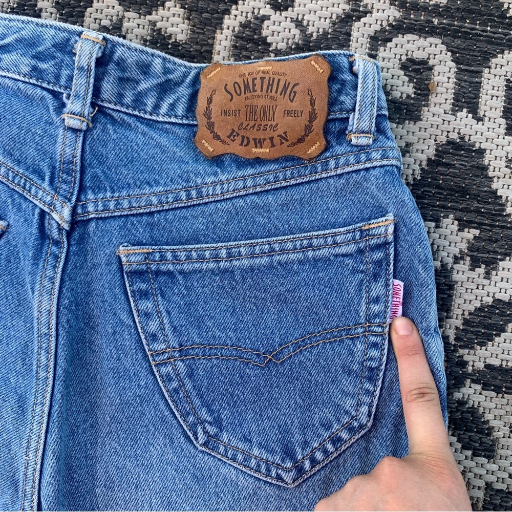 *SOLD* Vintage 90’s Japanese Jeans | High Waisted | Something by Edwin